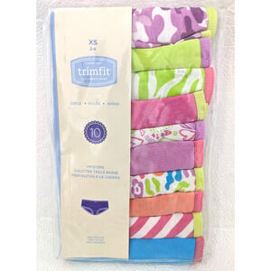 Trimfit Girls Hipster Panties XS Multicolor Underwear